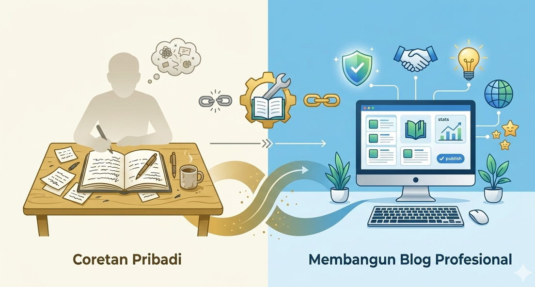 Membangun Blog Profesional: Mengubah Coretan Pribadi Menjadi Platform Digital Berkredibilitas Tinggi